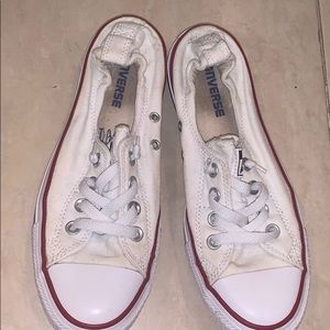 White Converse women’s size 8